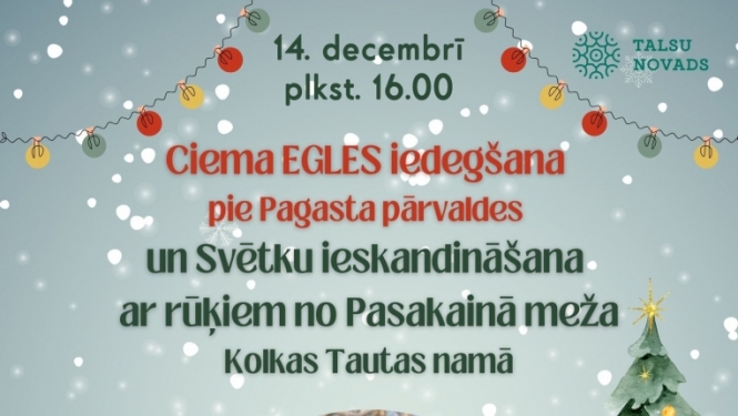 Egles iedegšana un svētku ieskandināšana