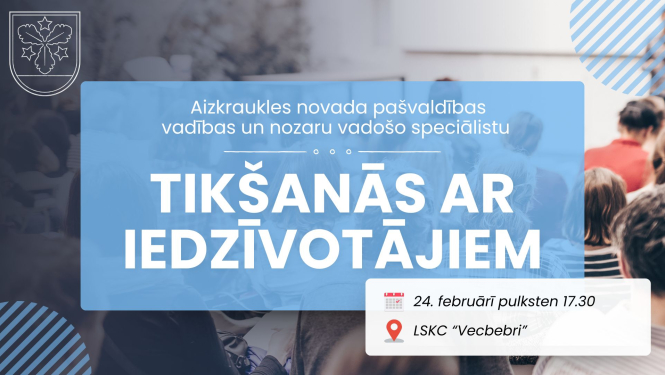 Tikšanās ar iedzīvotājiem Bebru pagastā