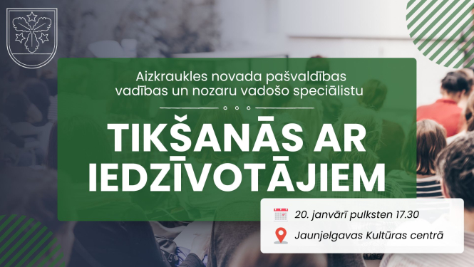 Tikšanās ar iedzīvotājiem Jaunjelgavā