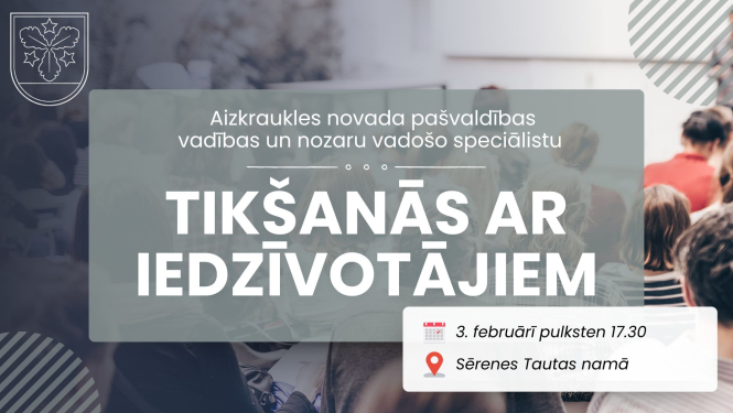 Tikšanās ar iedzīvotājiem Sērenes pagastā