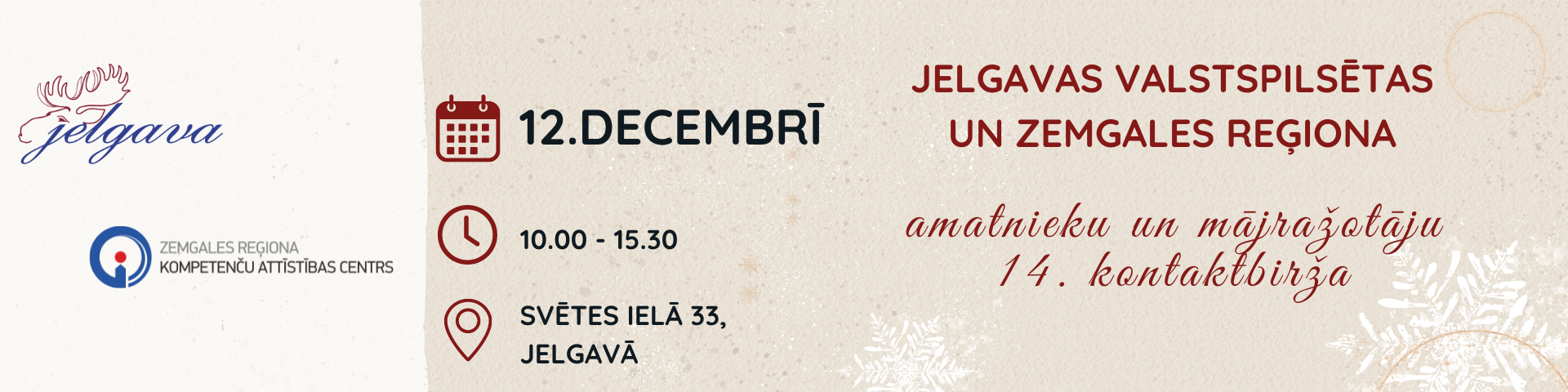 Jelgavas un Zemgales reģiona amatnieku un mājražotāju 14. kontaktbirža