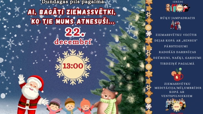 Pasākums „Ai bagāti Ziemassvētki, ko tie mums atnesuši”