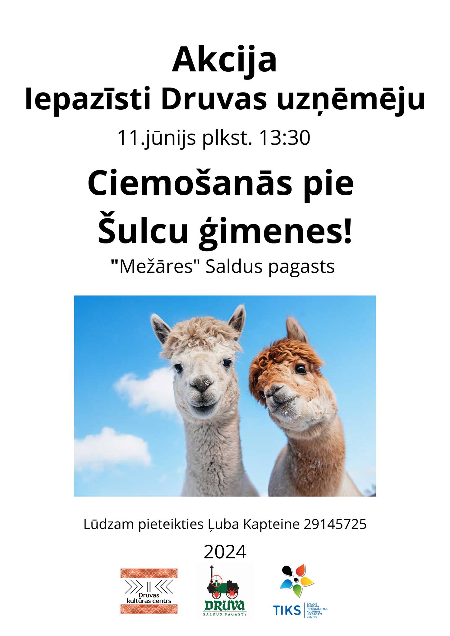 Akcija “Iepazīsti Druvas uzņēmējus” – ciemos pie Šulcu ģimenes