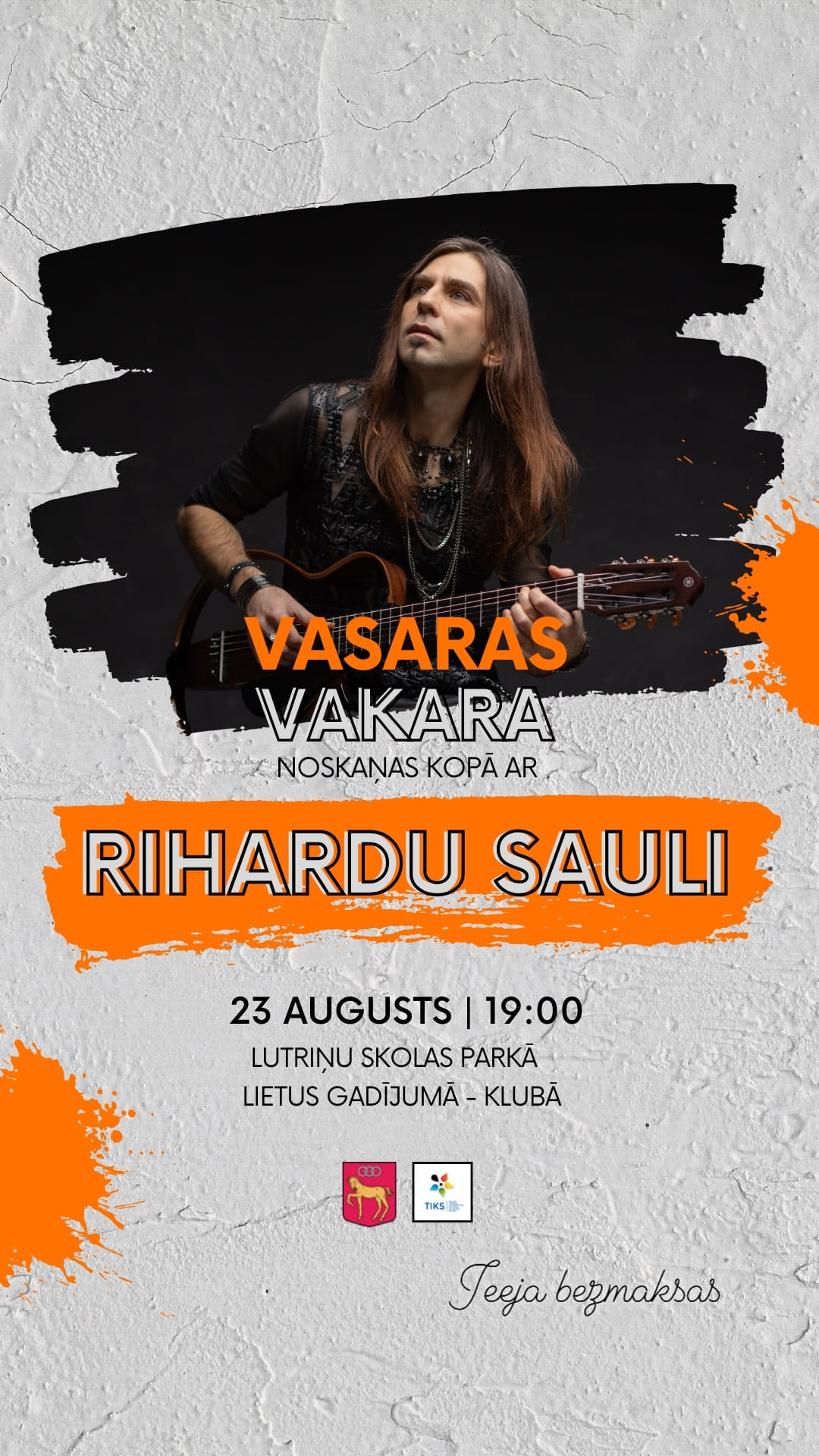 Vasaras vakara koncerts kopā ar Rihardu Sauli