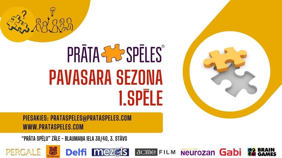 “Prāta Spēles”, Pavasara sezona – 1. spēle