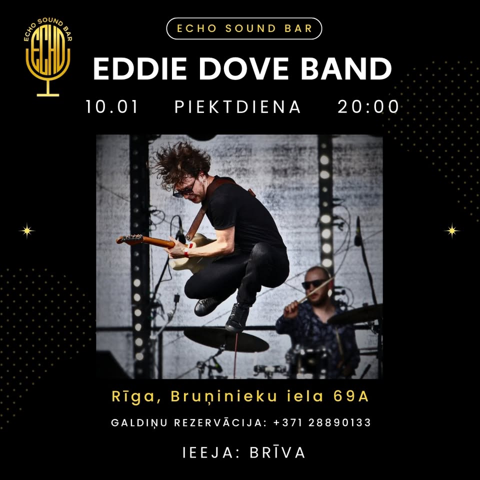 EDDIE DOVE BAND @ ECHO SOUND BAR