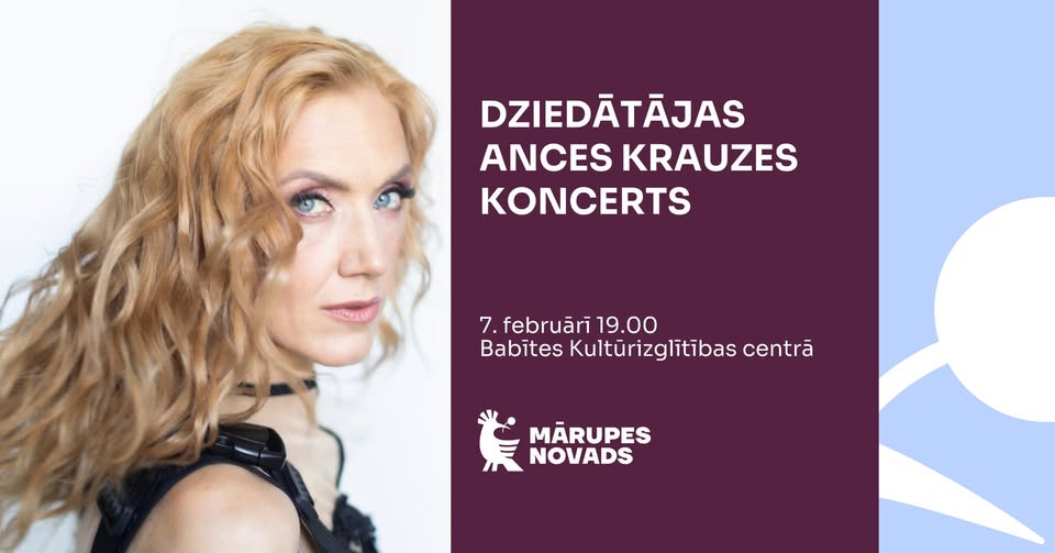 Dziedātājas Ances Krauzes koncerts Piņķos