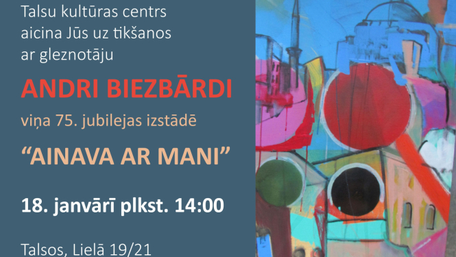 Tikšanās ar gleznotāju Andri Biezbārdi