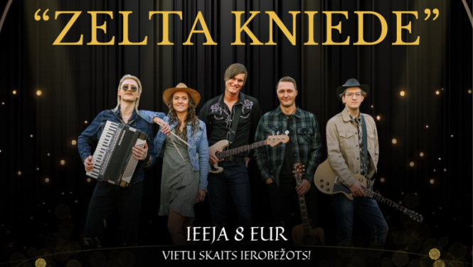 Groziņballe ar grupu „Zelta kniede”