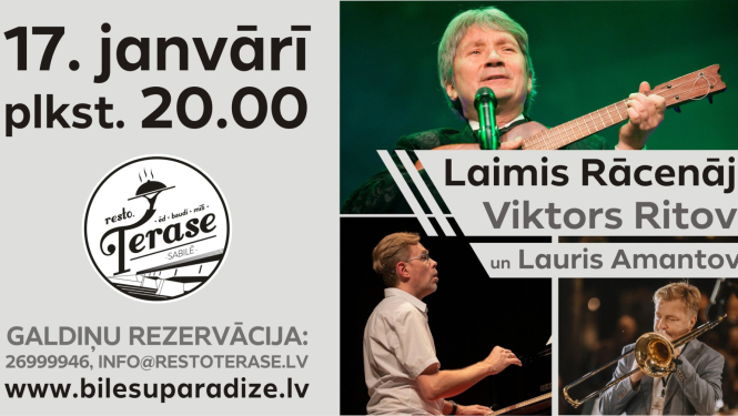 „Laimis Rācenājs trio” koncerts