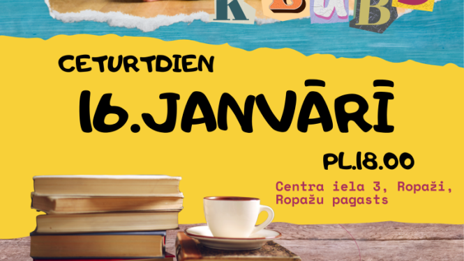 Lasītāju klubiņa tikšanās Ropažu bibliotēkā