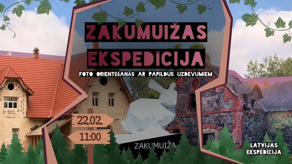 PIERĪGAS 2.sezona – #6 Foto orientēšanās spēle ”Zaķumuižas ekspedīcija”