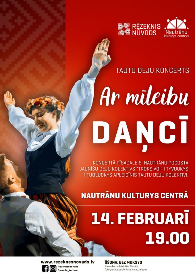 Tautu deju koncerts “Ar mīleibu daņcī”