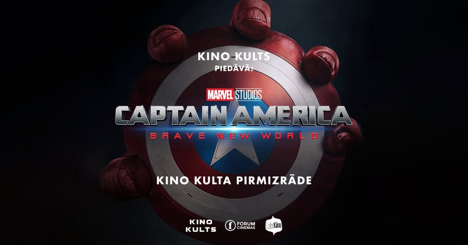 Kino Kulta pirmizrāde: “Captain America: Brave New World”