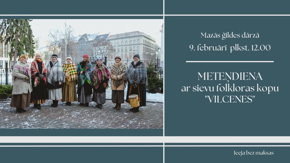 Meteņdiena Mazās ģildes dārzā
