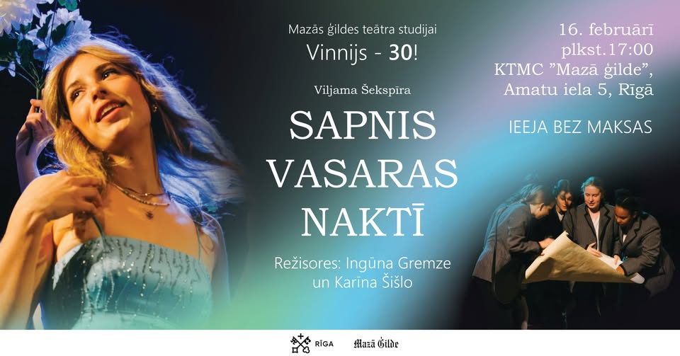 Bērnu un jauniešu teātra studijai VINNIJS – 30!