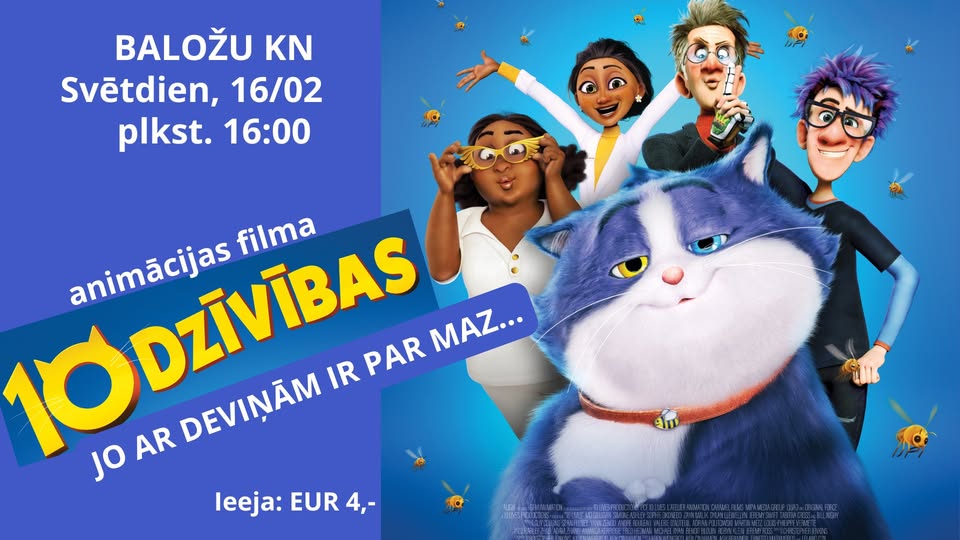 10 DZĪVĪBAS | animācijas, ģimenes filma