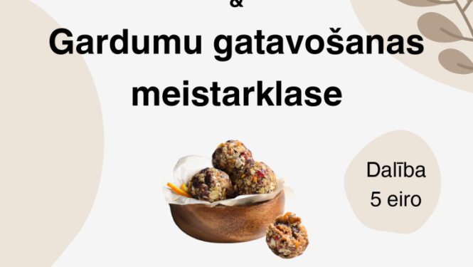 Tikšanās ar Jauno Kultūras darba organizatori un Gardumu gatavošanas meistarklase