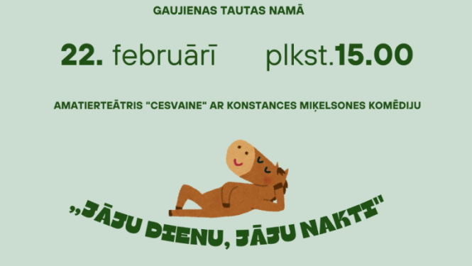 Komēdija „Jāju dienu, jāju nakti”