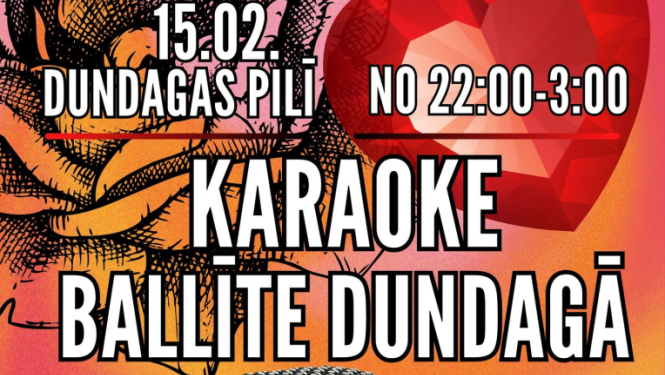 Karaoke ballīte Dundagā