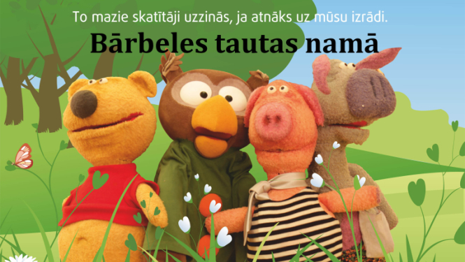 Radošās apvienības ”Teātris un ES” leļļu izrāde bērniem ”Kurš mežā teica oi-oi?”