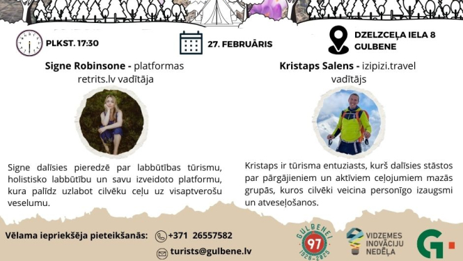 Iedvesmas stāstu vakars “Nāc, ieklausies un iedvesmojies!”