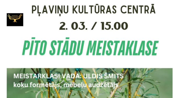Pīto stādu meistarklase