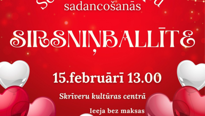 Senioru deju kopu sadancošanās “Sirsniņballīte”