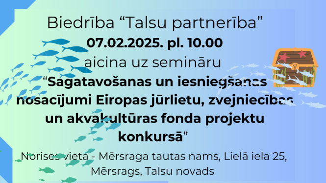 Seminārs par EJZAF projektu iesniegšanu