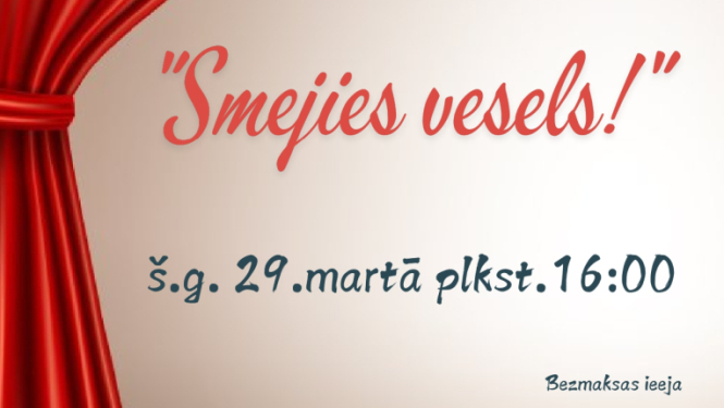 Amatierteātru skeču parāde “Smejies vesels!”