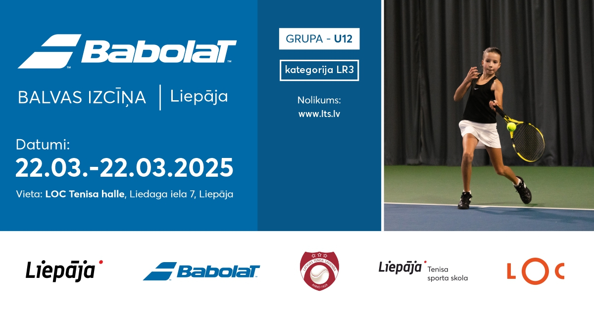 Babolat balvas izcīņa U12