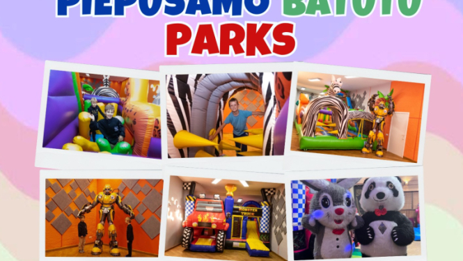 Piepūšamās atrakcijas bērniem