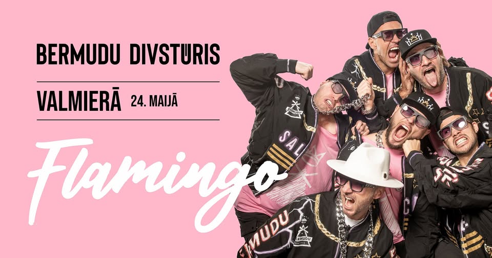 Bermudu Divstūris koncerts “Flamingo” Valmierā