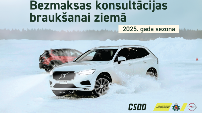 Bezmaksas konsultācijas ziemas braukšanā Talsos