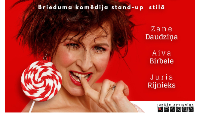 Brieduma komēdija stand-up stilā “Sieviete kā konfekte”