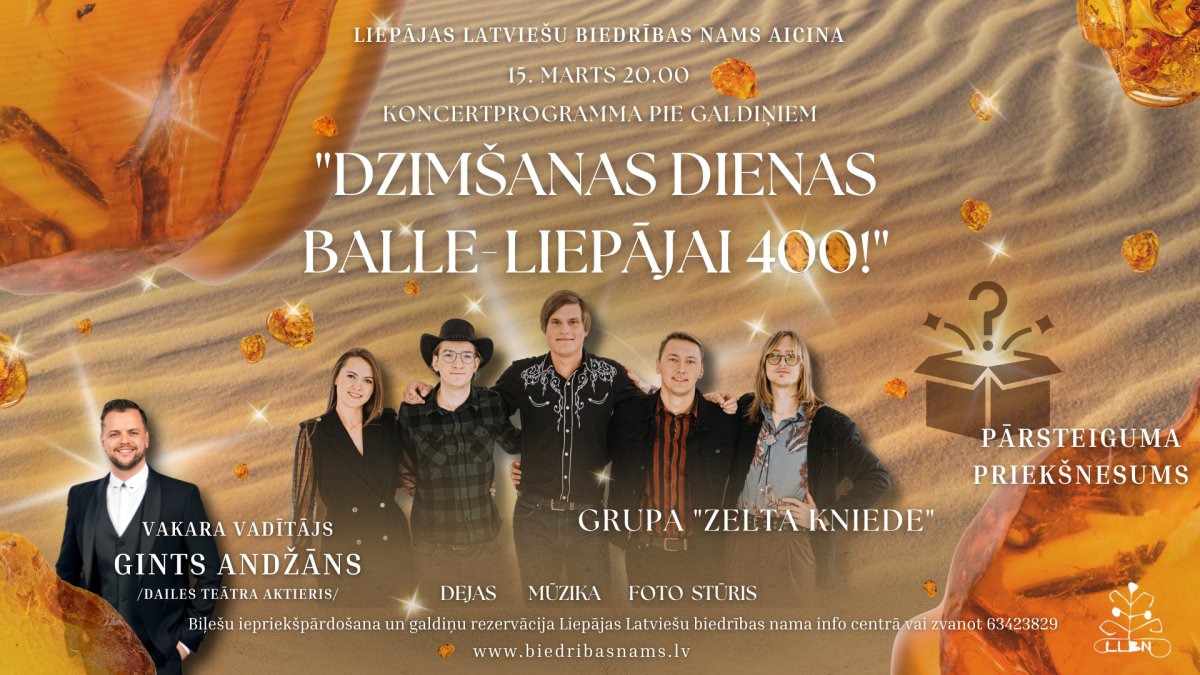 Dzimšanas dienas balle – Liepājai 400!