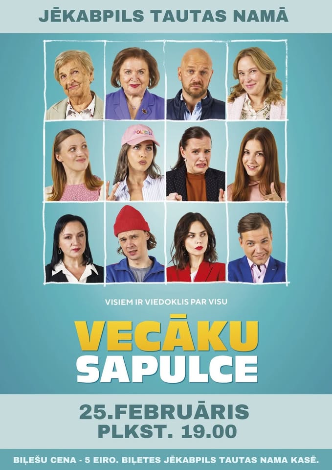 Filmas “Vecāku sapulce” PAPILDSEANSS Jēkabpils Tautas namā