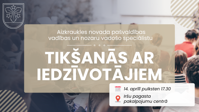 Tikšanās ar iedzīvotājiem Iršu pagastā