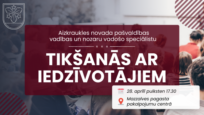 Tikšanās ar iedzīvotājiem Mazzalves pagastā