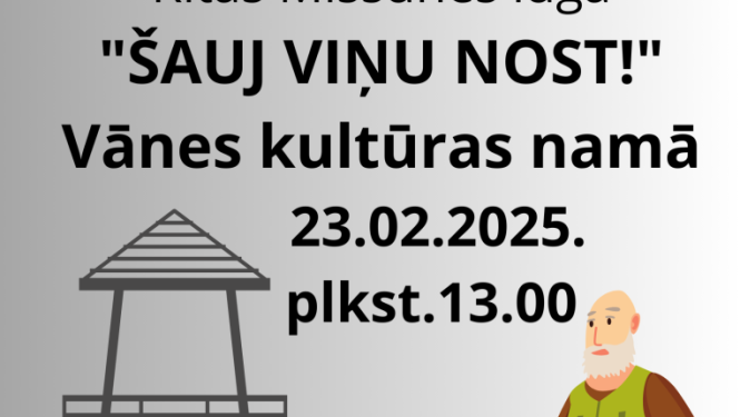 Lutriņu pagasta amatierteārta “Atvars” izrāde “Šauj viņu nost!”