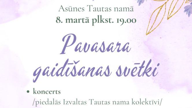 Pavasara gaidīšanas svētki Asūnē