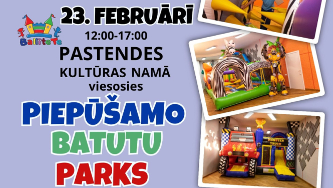 Piepūšamo batutu parks