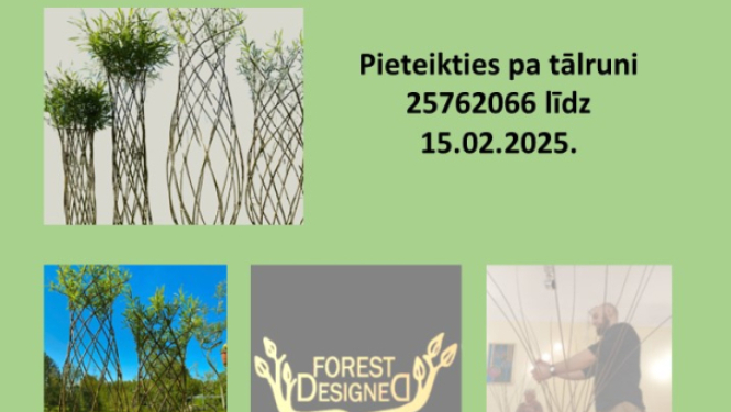 Radošā darbnīca ”Pīto stādu dekors”