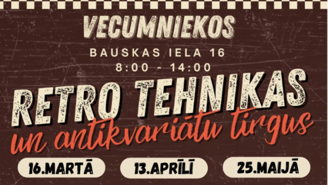 Retro tehnikas un antikvariātu tirgus
