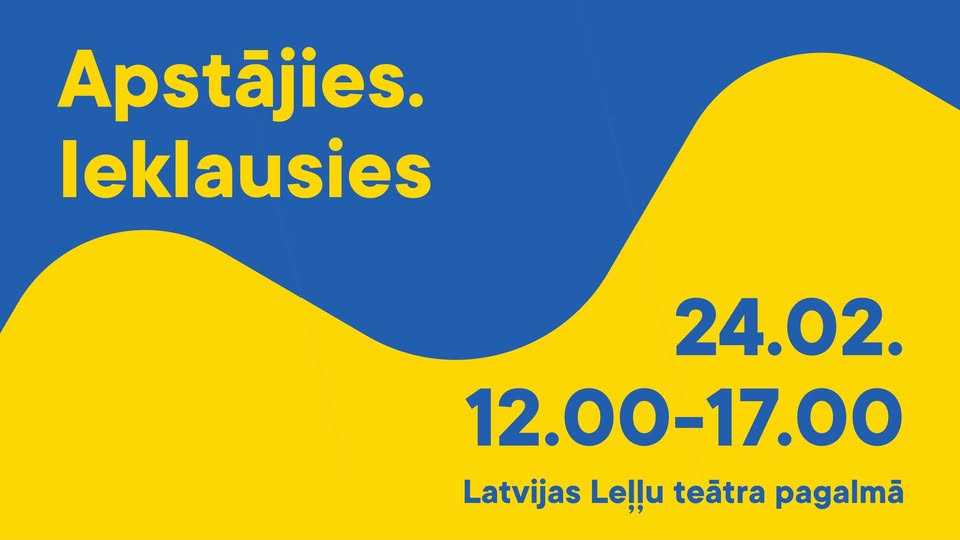 Ukrainas tautas atbalsta akcija “Apstājies. Ieklausies”