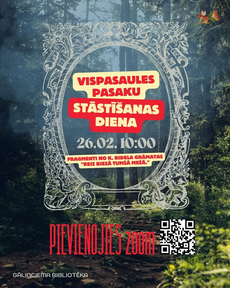 Zoom Vispasaules pasaku stāstīšanas diena