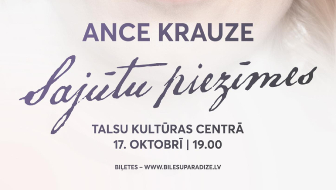 Ances Krauzes koncerts „Sajūtu piezīmes”