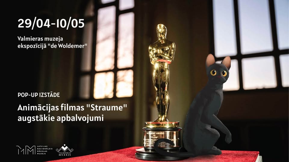 Animācijas filmas “Straume” augstākie apbalvojumi POP-UP izstādē Valmieras muzejā