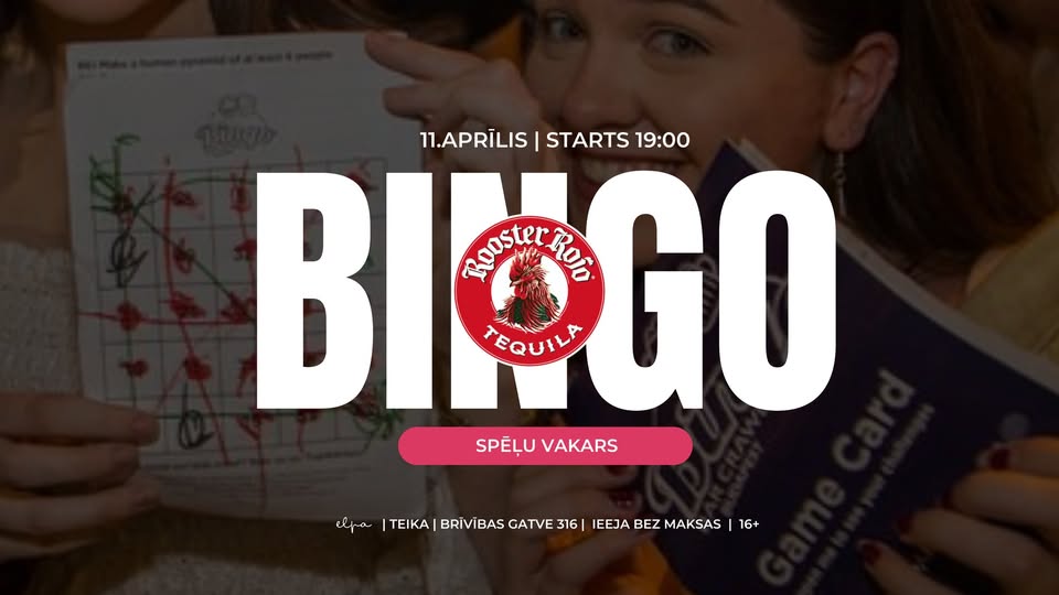 BINGO | spēļu vakars