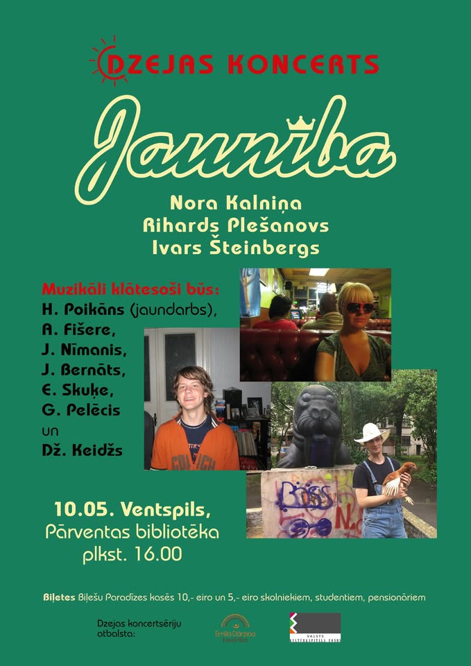 Dzejas koncerts “Jaunība” Pārventas bibliotēkā